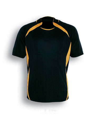 Unisex Adults Sports Jersey in Black/Gold