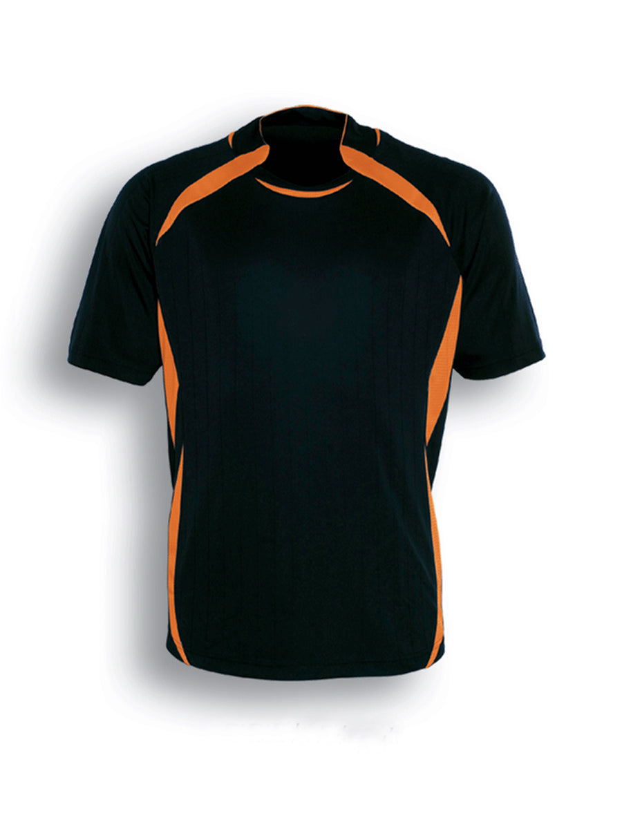 Unisex Adults Sports Jersey in Black/Orange