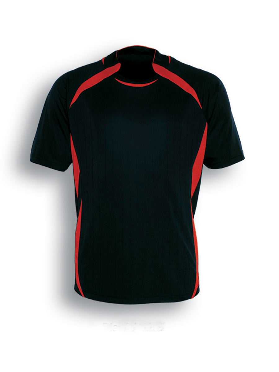 Unisex Adults Sports Jersey in Black/Red