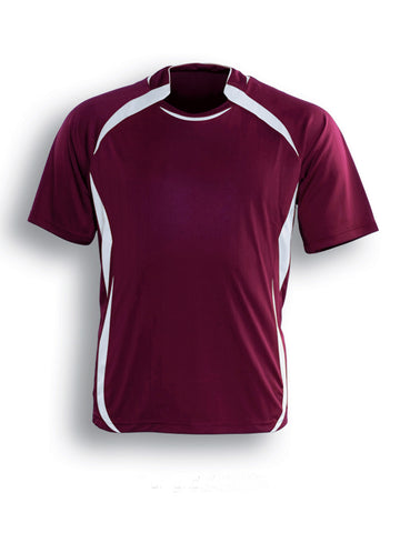 Unisex Adults Sports Jersey in Burgundy/White