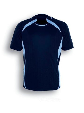 Unisex Adults Sports Jersey in Navy/Sky Blue