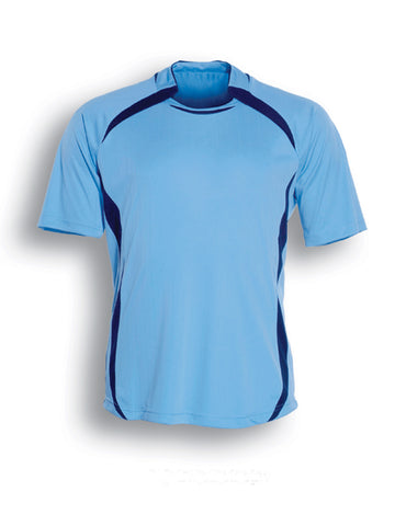 Unisex Adults Sports Jersey in Sky Blue/Navy