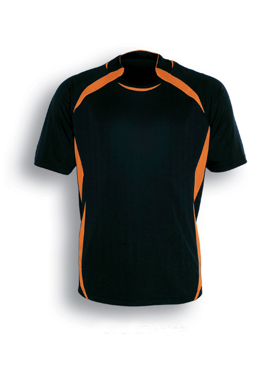 Kids Sports Jersey in Black/Orange