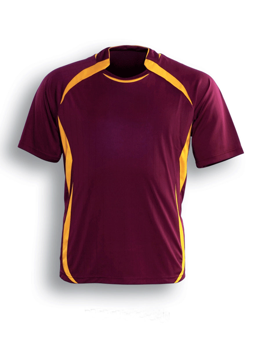 Kids Sports Jersey in Burgundy/Gold