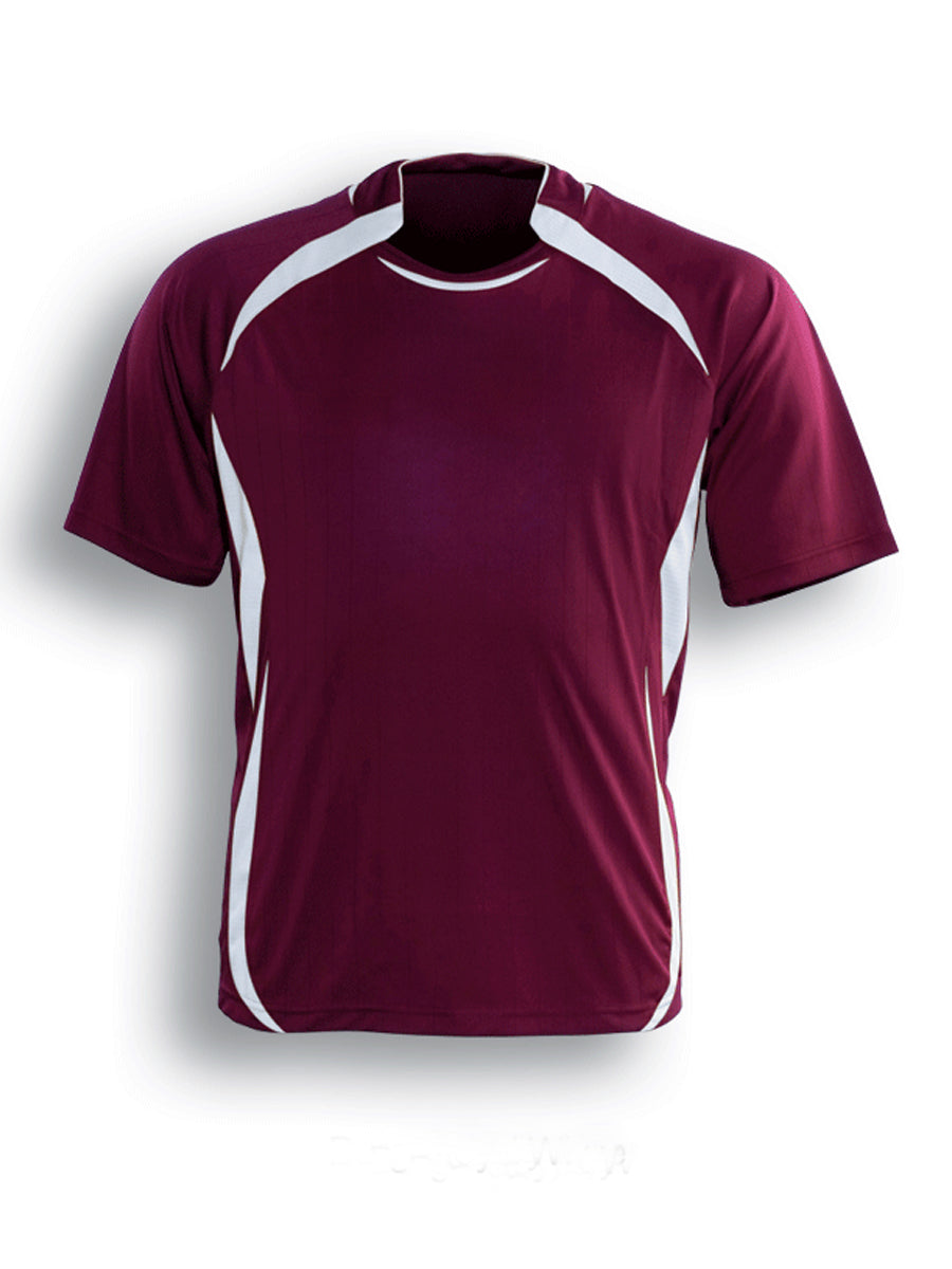 Kids Sports Jersey in Burgundy/White
