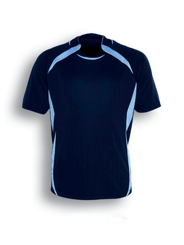 Kids Sports Jersey in Navy/Sky Blue