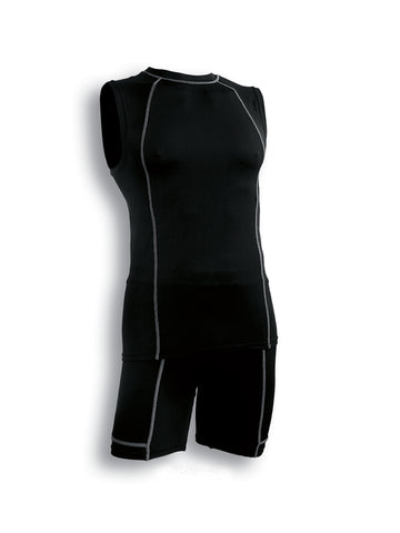 Performance Wear Ladies Tank in Black/Silver