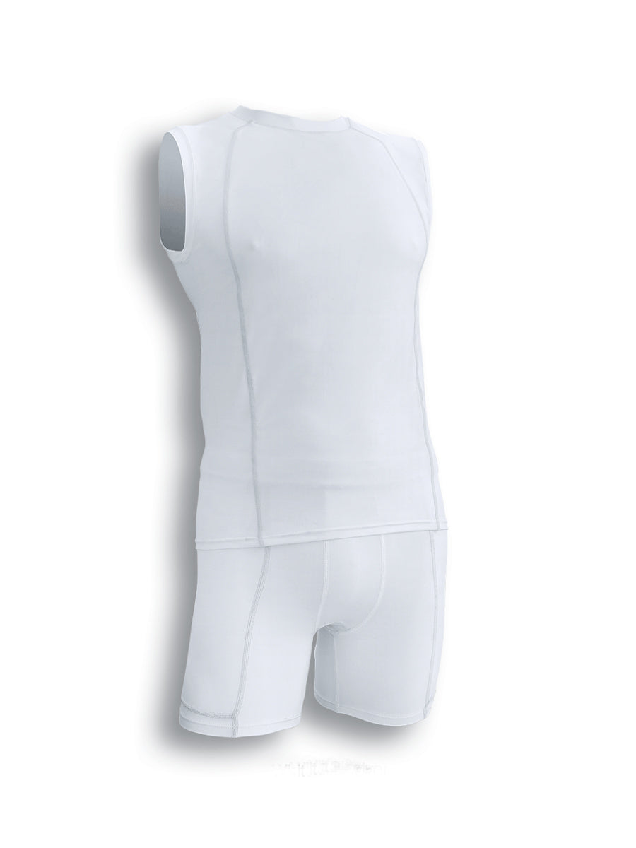 Performance Wear Ladies Tank in White/Silver