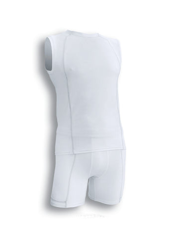 Performance Wear Ladies Tank in White/Silver