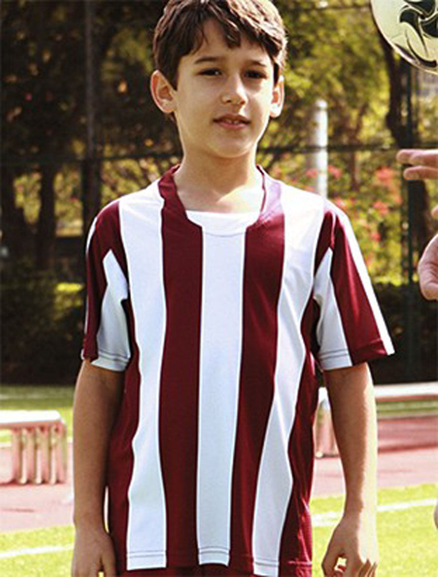 Kids Sublimated Striped Football Jersey, Bocini