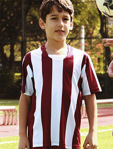 Kids Sublimated Striped Football Jersey, Bocini