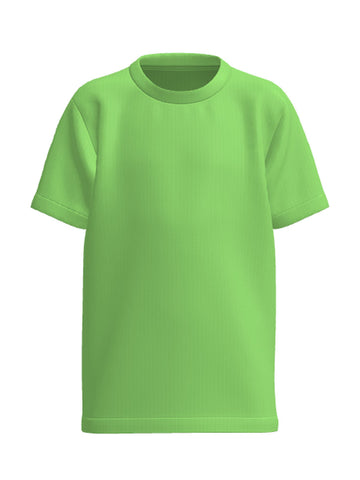 Kids Plain Breezeway Micromesh Tee Shirt detail