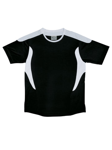 Unisex Adults All Sports Tee Shirt in Black/White