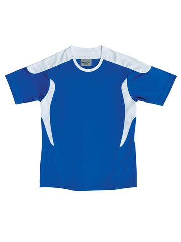 Unisex Adults All Sports Tee Shirt in Royal/White