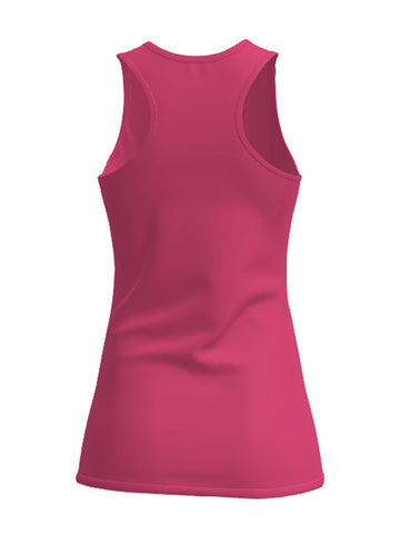 Ladies Brushed Action Back Singlet detail