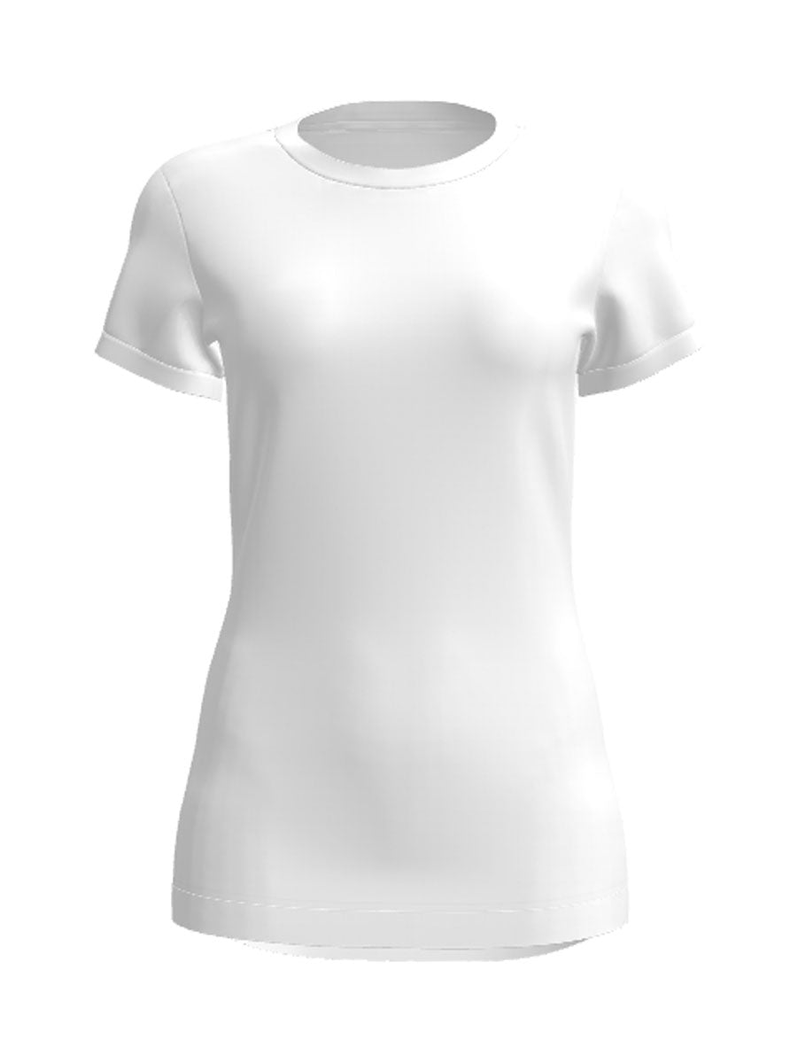 Ladies Brushed Tee Shirt detail