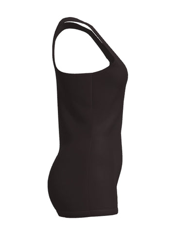 Ladies Singlet With Bra Insert detail