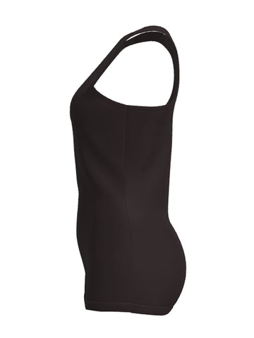 Ladies Singlet With Bra Insert detail