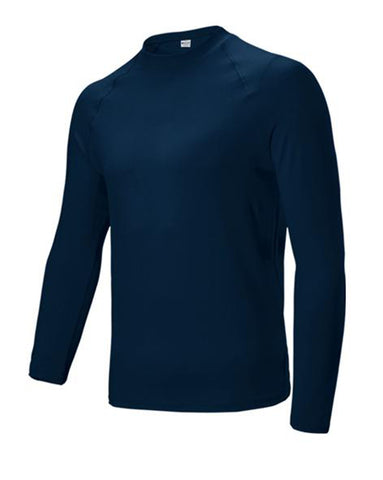Mens Long Sleeve Rashie in Navy