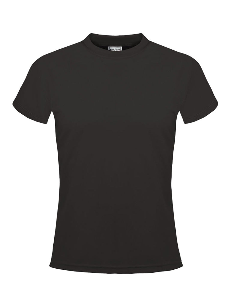 Ladies Plain Breezeway Micromesh Tee detail
