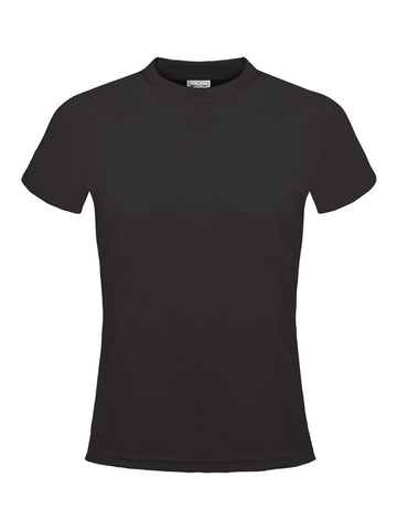 Ladies Plain Breezeway Micromesh Tee detail
