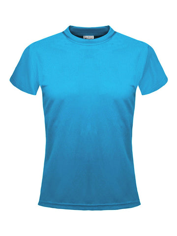 Ladies Plain Breezeway Micromesh Tee detail