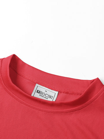 Ladies Plain Breezeway Micromesh Tee detail