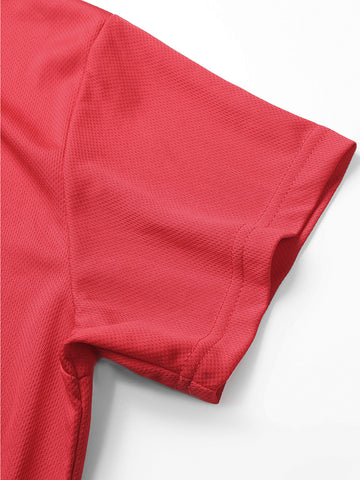 Ladies Plain Breezeway Micromesh Tee detail
