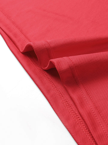 Ladies Plain Breezeway Micromesh Tee detail