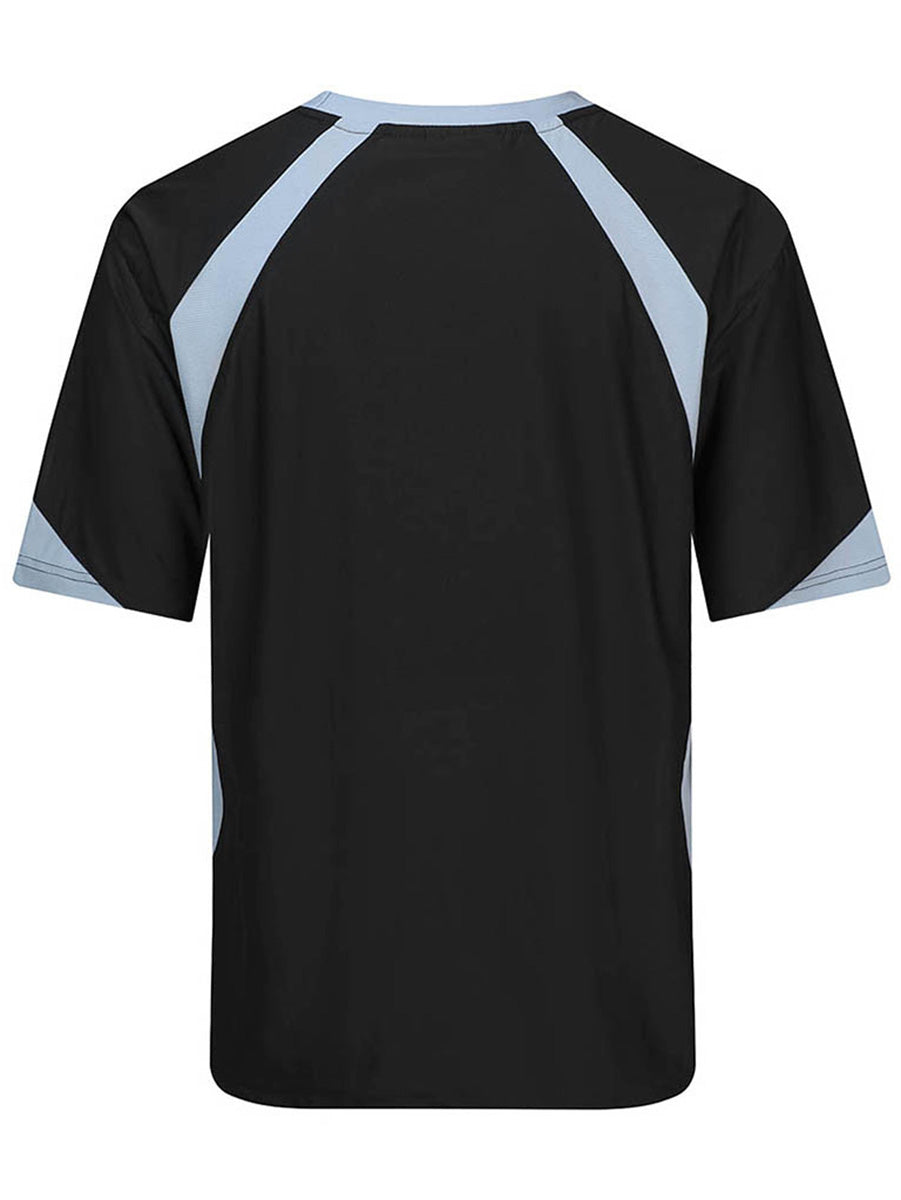 Three Tone Contrast Sports Tee detail