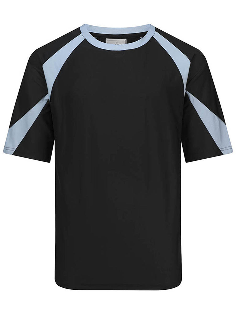 Three Tone Contrast Sports Tee detail