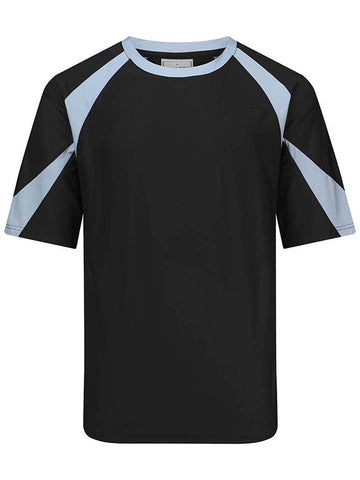 Three Tone Contrast Sports Tee detail