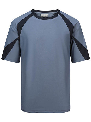 Three Tone Contrast Sports Tee detail