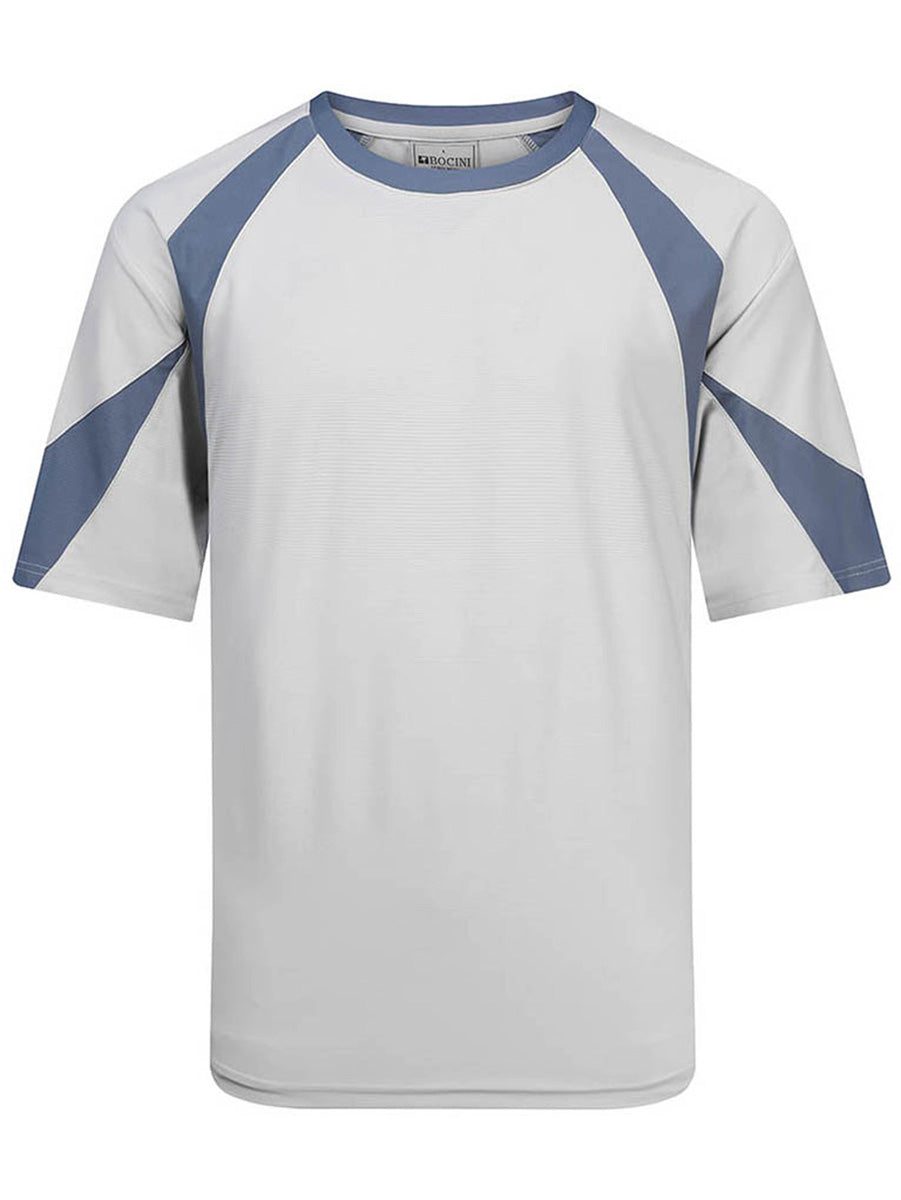 Three Tone Contrast Sports Tee detail