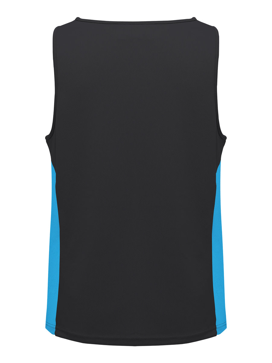 Unisex Adults Mens/Kids Micro Mesh Contrast Singlet detail