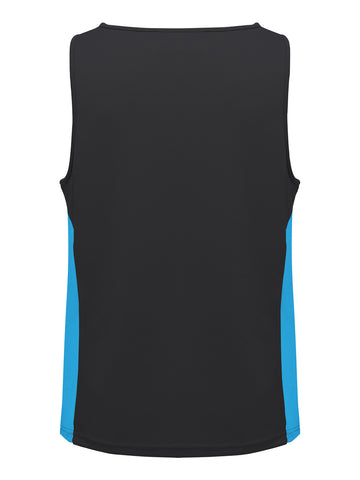 Unisex Adults Mens/Kids Micro Mesh Contrast Singlet detail