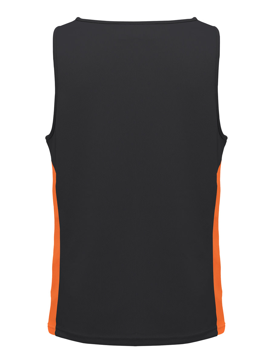 Unisex Adults Mens/Kids Micro Mesh Contrast Singlet detail