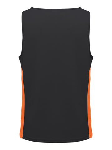 Unisex Adults Mens/Kids Micro Mesh Contrast Singlet detail