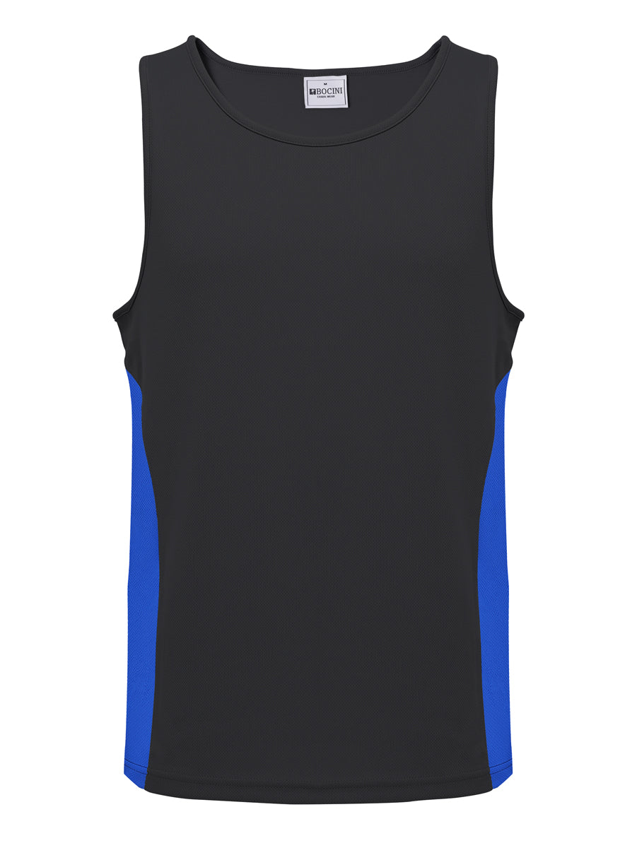 Unisex Adults Mens/Kids Micro Mesh Contrast Singlet detail