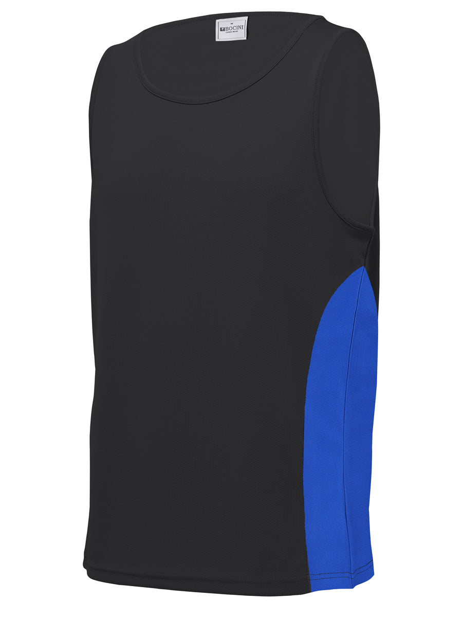 Unisex Adults Mens/Kids Micro Mesh Contrast Singlet detail