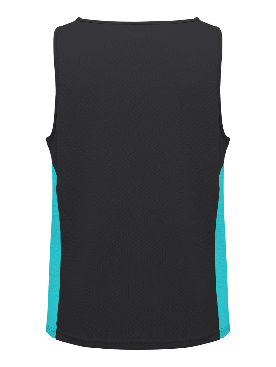 Unisex Adults Mens/Kids Micro Mesh Contrast Singlet detail
