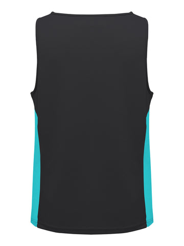 Unisex Adults Mens/Kids Micro Mesh Contrast Singlet detail