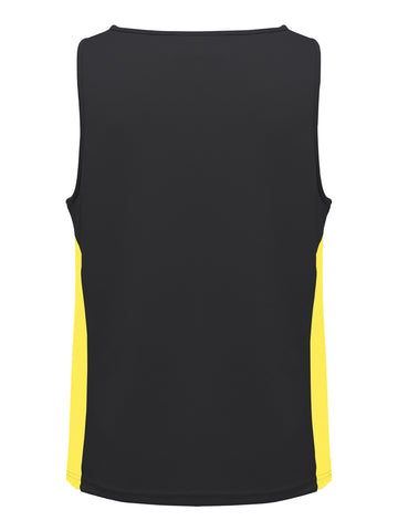 Unisex Adults Mens/Kids Micro Mesh Contrast Singlet detail