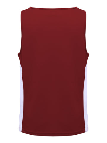 Unisex Adults Mens/Kids Micro Mesh Contrast Singlet detail