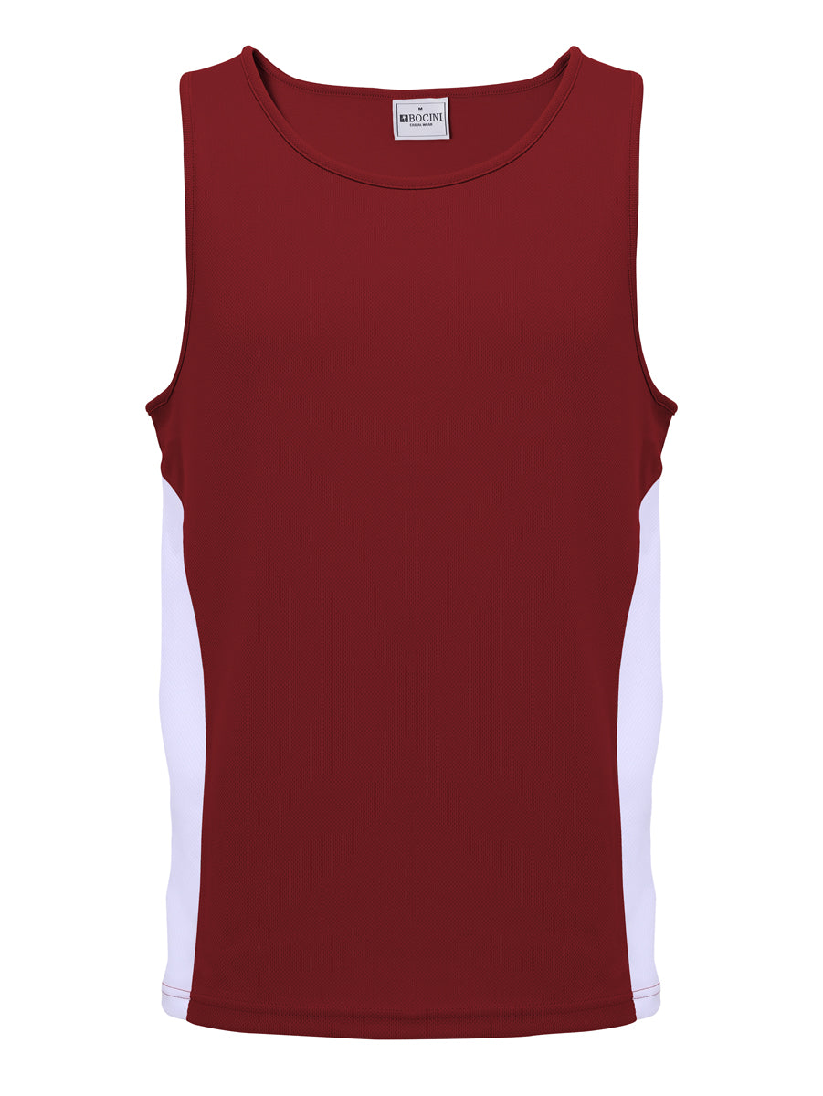 Unisex Adults Mens/Kids Micro Mesh Contrast Singlet detail