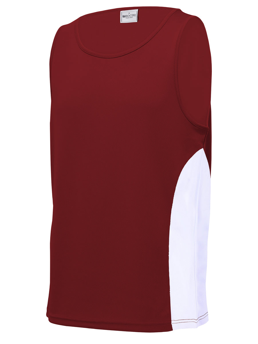 Unisex Adults Mens/Kids Micro Mesh Contrast Singlet detail