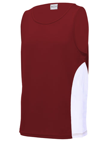 Unisex Adults Mens/Kids Micro Mesh Contrast Singlet detail