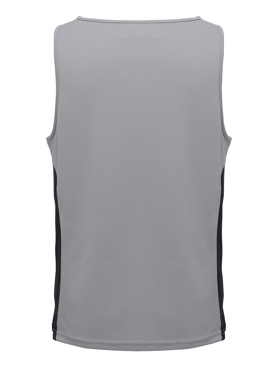 Unisex Adults Mens/Kids Micro Mesh Contrast Singlet detail