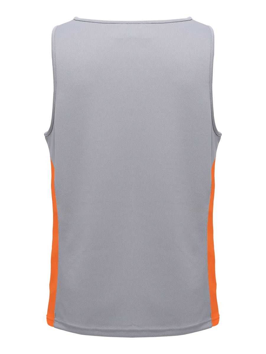 Unisex Adults Mens/Kids Micro Mesh Contrast Singlet detail
