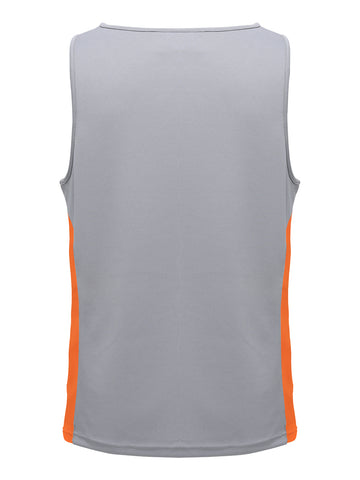Unisex Adults Mens/Kids Micro Mesh Contrast Singlet detail